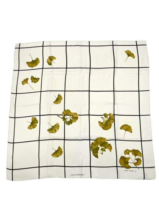 Louis Vuitton Accessories - Louis Vuitton Scarf Tree Leaves Yellow